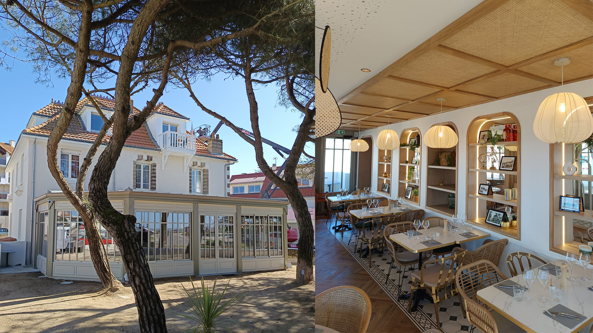 Extension et Agencement du restaurant la Villa Rose Marie