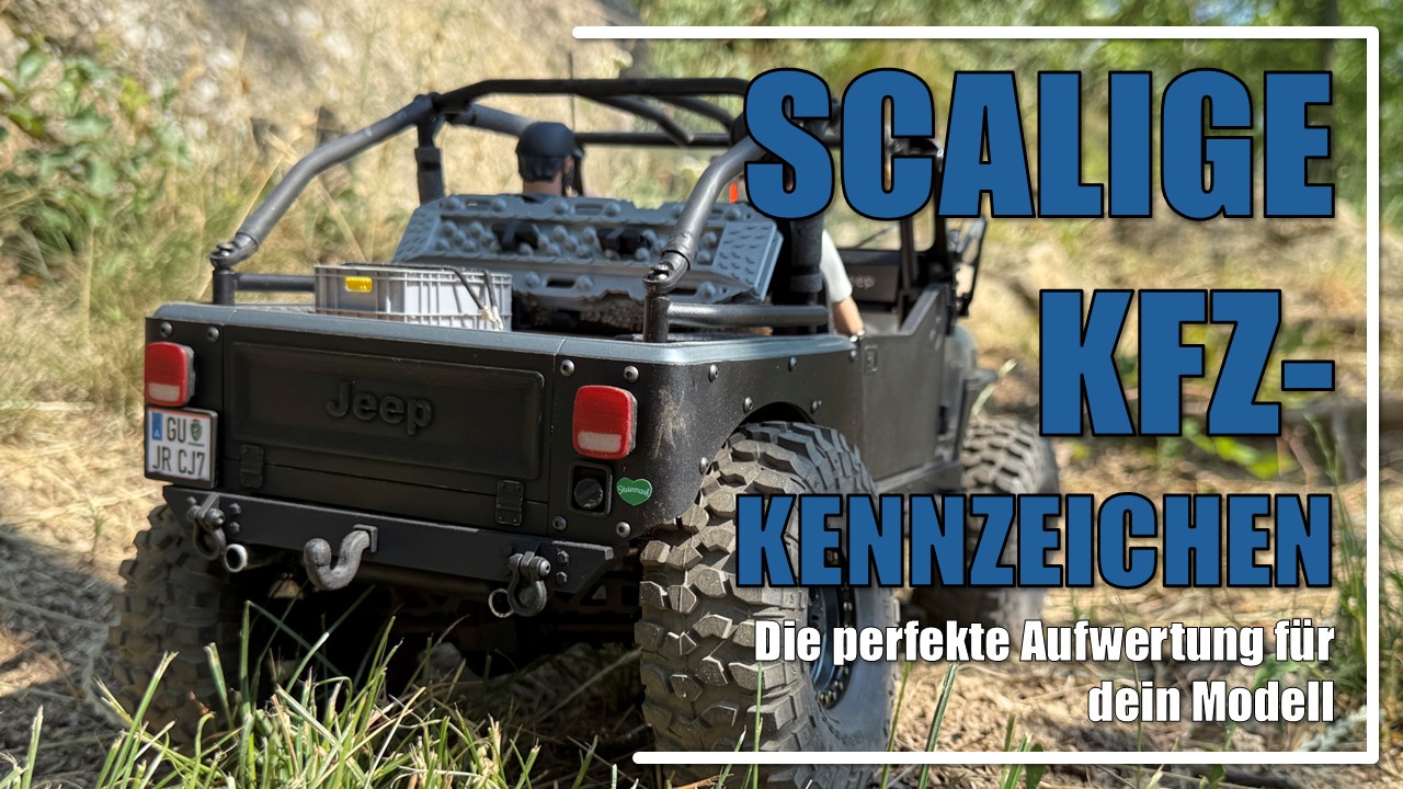 Scalige KFZ-Kennzeichen