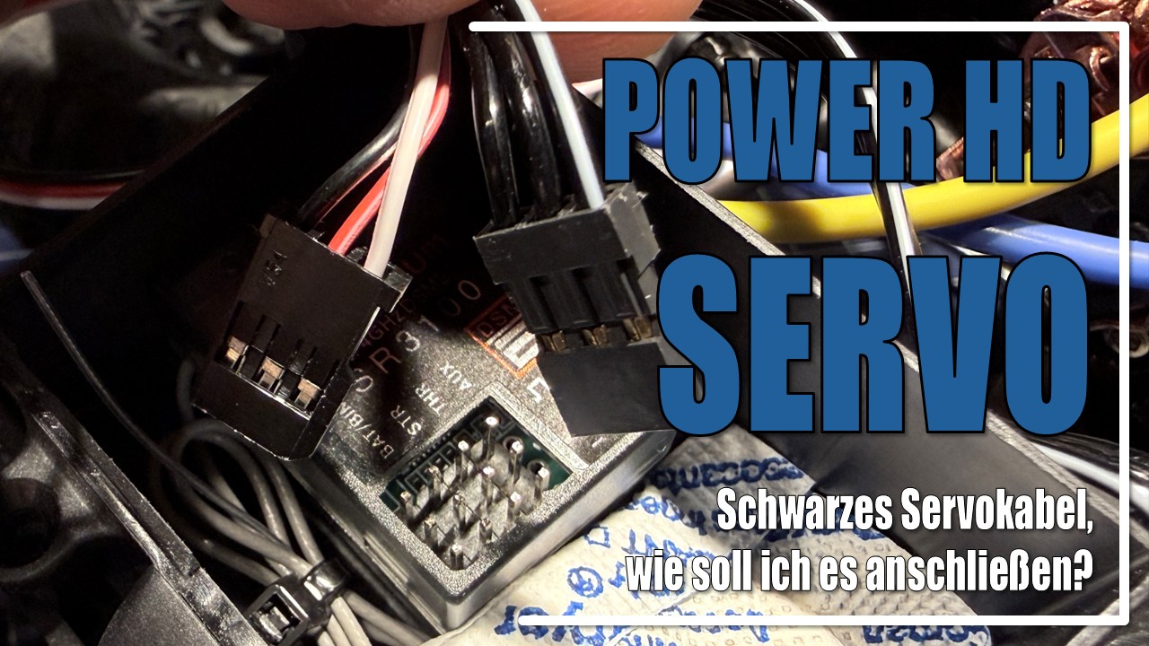 Servokabel Belegung - alle Kabel schwarz - Was tun?