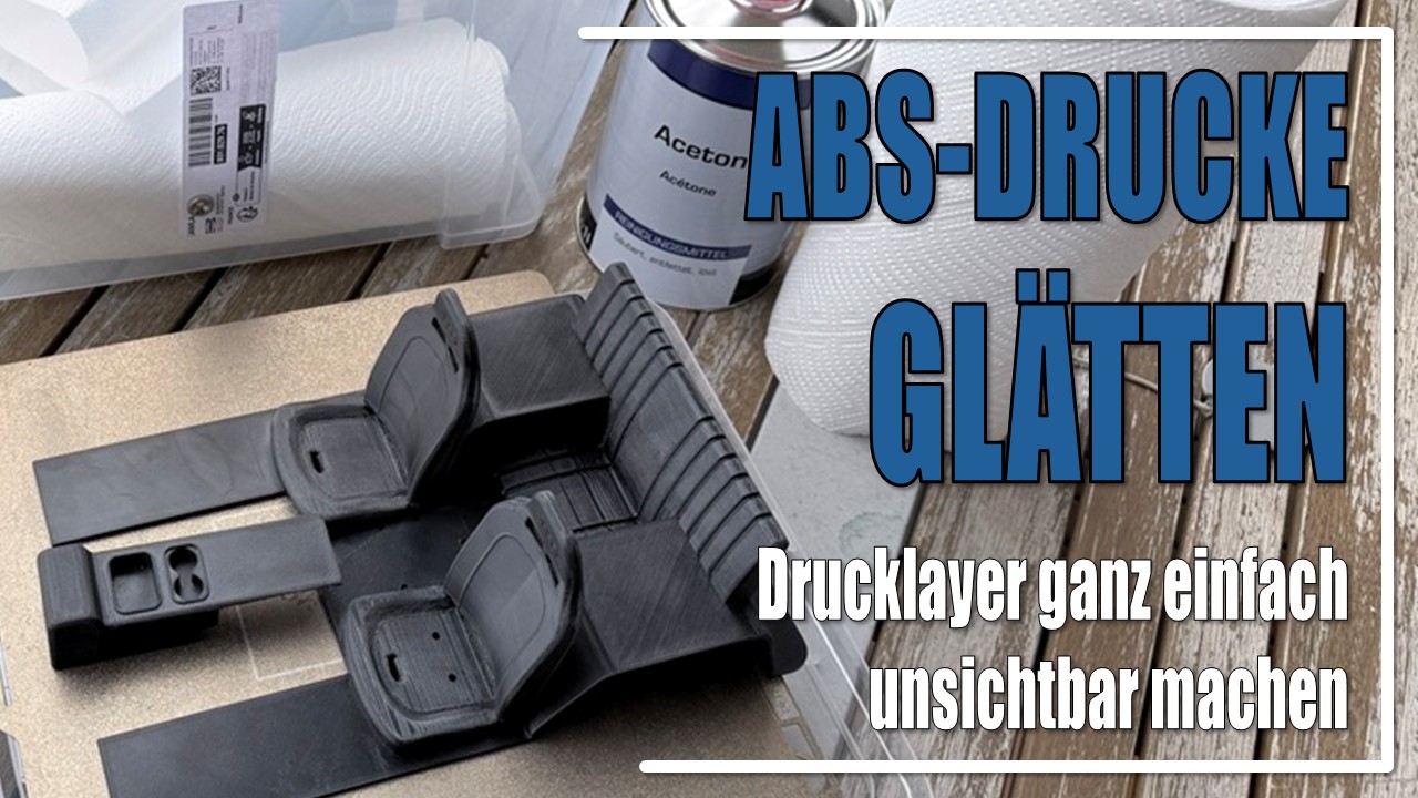 ABS 3D-Druck-Modelle mit Aceton glätten