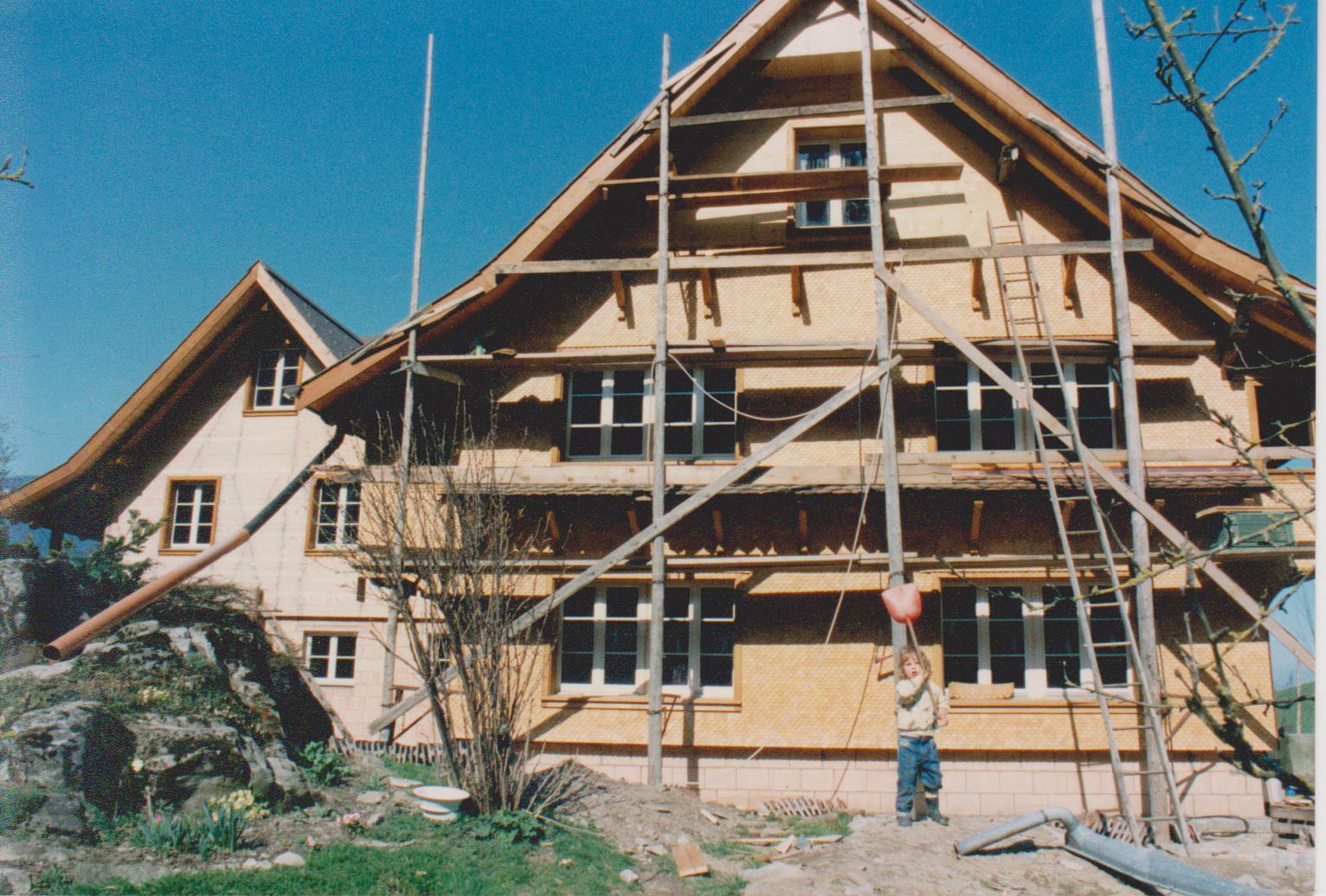 Umbau Wohnhaus 1994 inkl. Bauleiterin