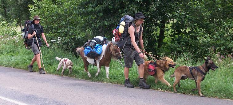 Pack und Pony nach Frankreich