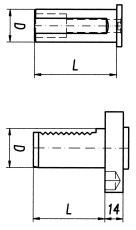 Engineering detail drawing bar puller 1