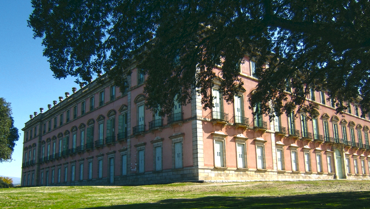 Fachada Palacio Real de Riofrío en Segovia