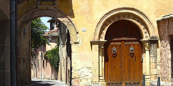 Barrio de las Canonjías en Segovia