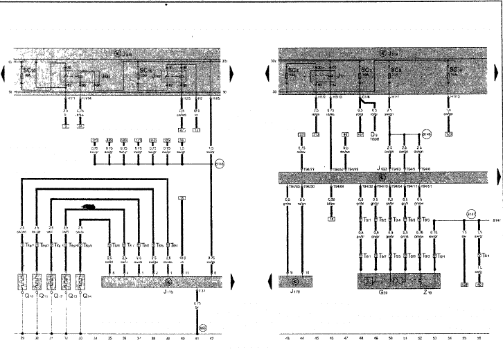 CRAFTER Ignition Control Unit, Engine Control Unit Circuit Diagram