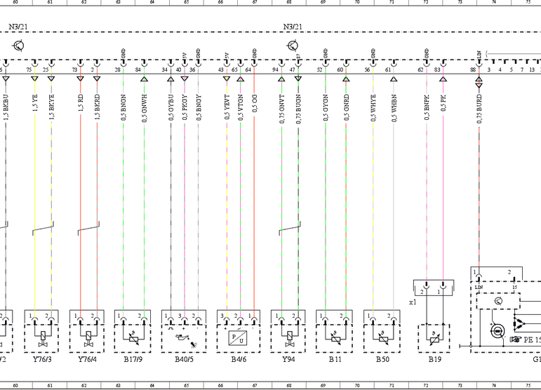 SPRINTER Engine System CR4 T1N - OM646 Wiring Diagram 5