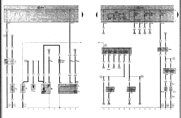 CRAFTER Battery, Starter, Fuses, Generator Wiring Diagrams