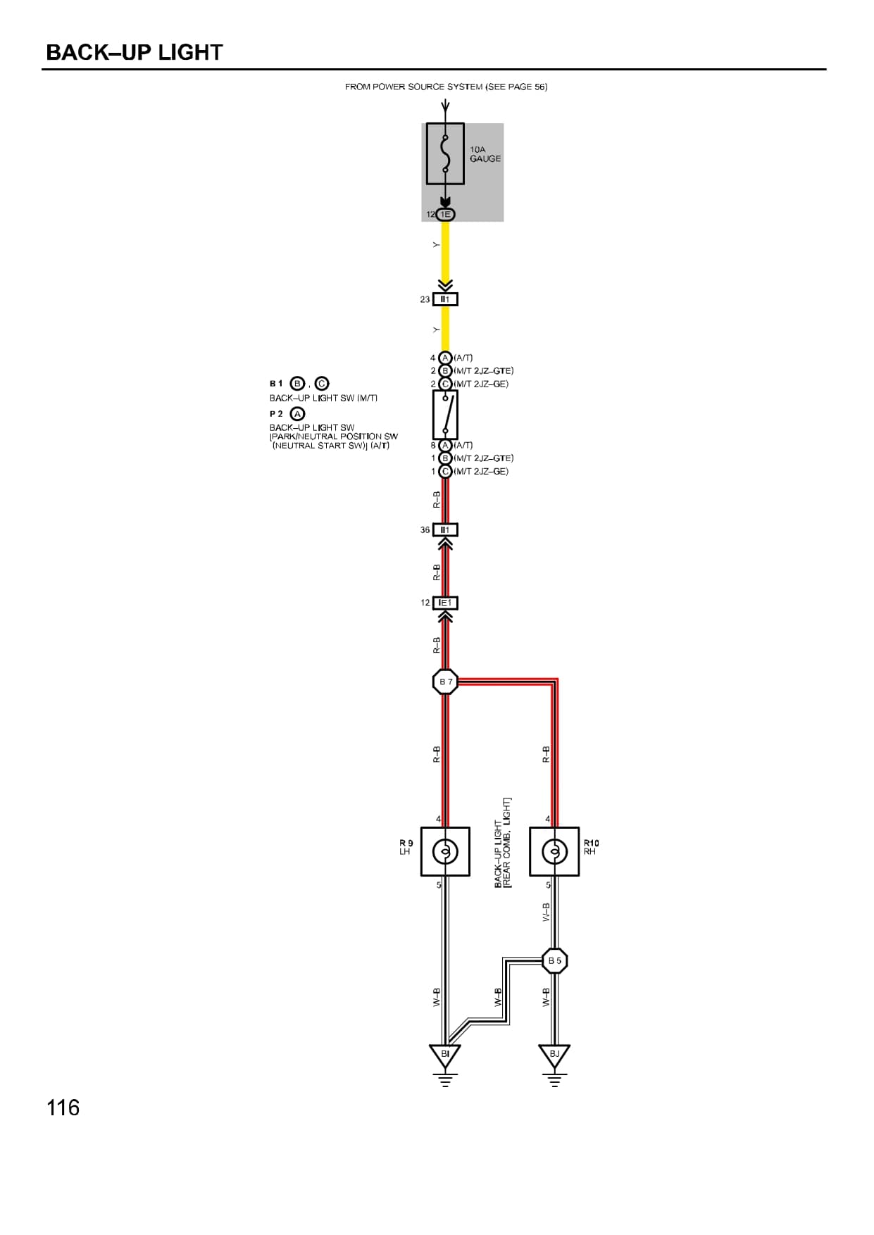 Toyota Supra Wiring Diagrams Car Electrical Wiring Diagram