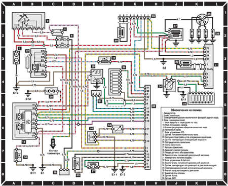 MB W124 Engine Management System Wiring Diagram