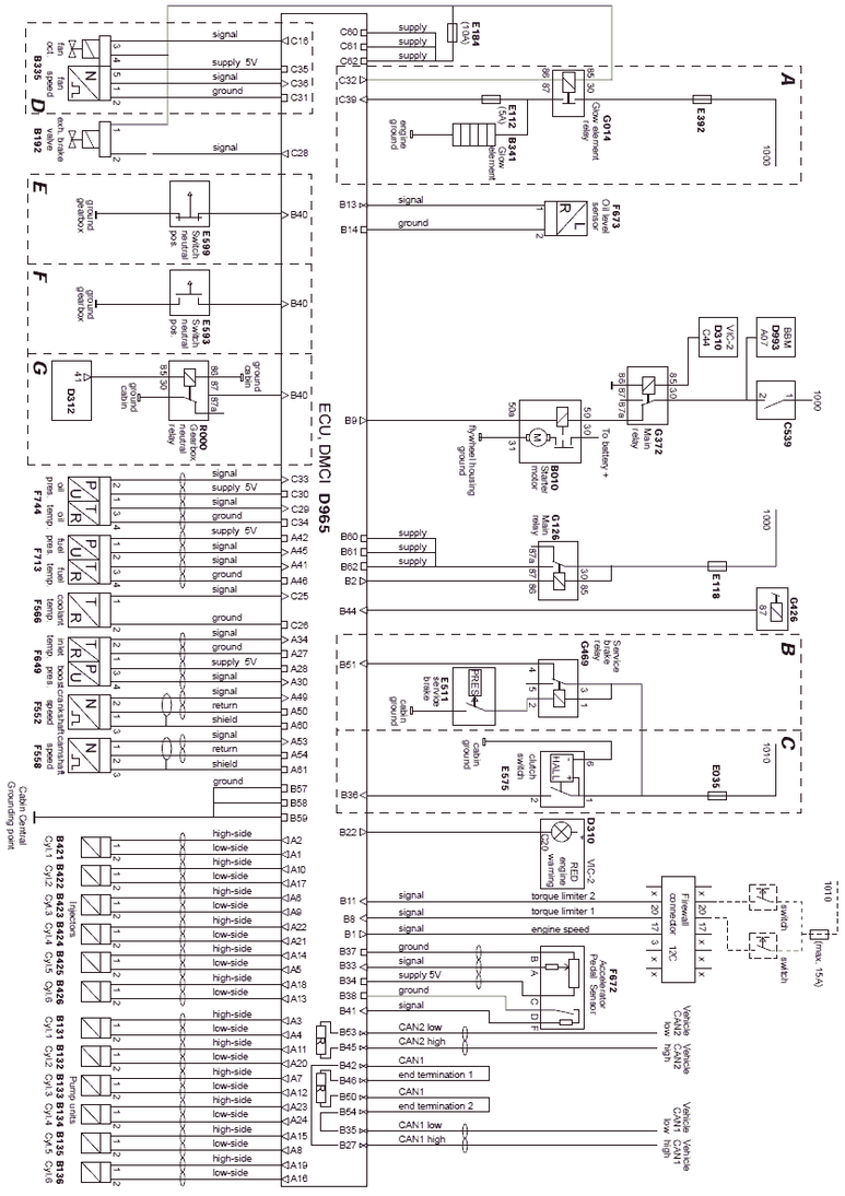 ﻿CF75 DMCI Motor Control Circuit Diagram