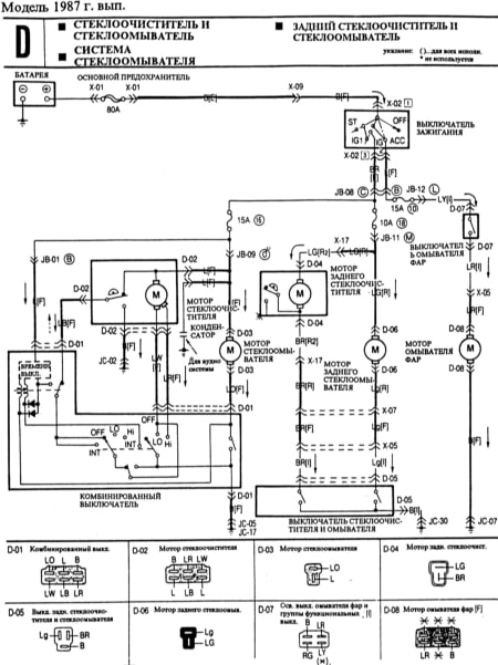 MAZDA 323 Wiring Diagrams - Car Electrical Wiring Diagram