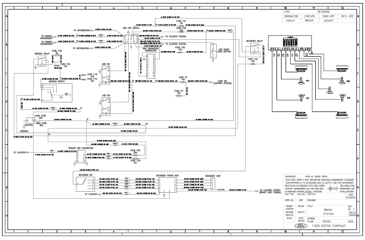 CARGO ABS ASR System Wiring Diagram