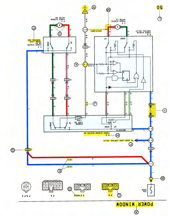 1996 TOYOTA Land Cruiser Wiring Diagram