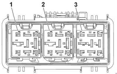 CHEVROLET Cruze Additional Relay Compartment in Engine Box