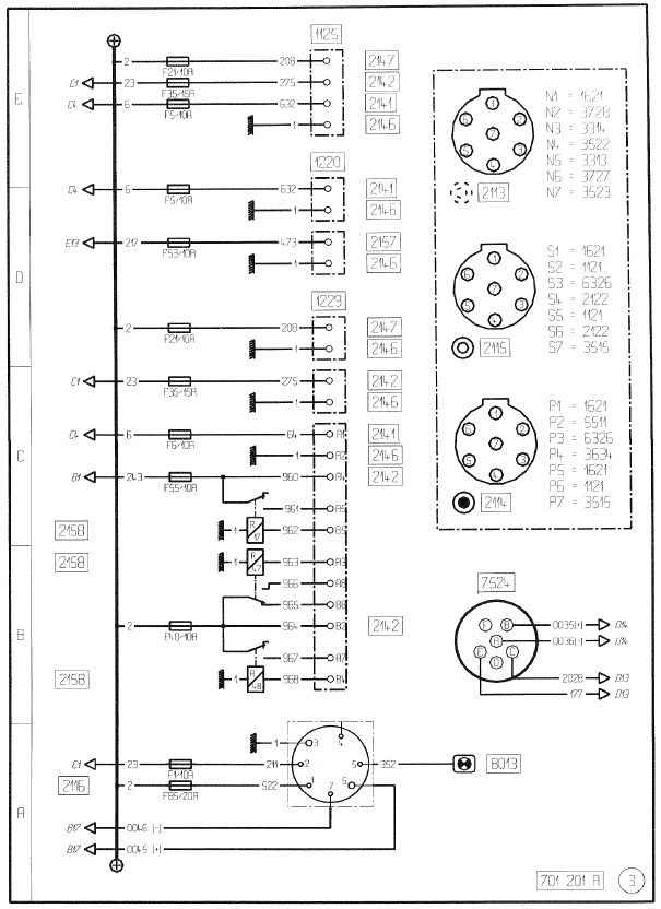 MAGNUM Back-up Power, Sockets of Trailers Circuit Diagram