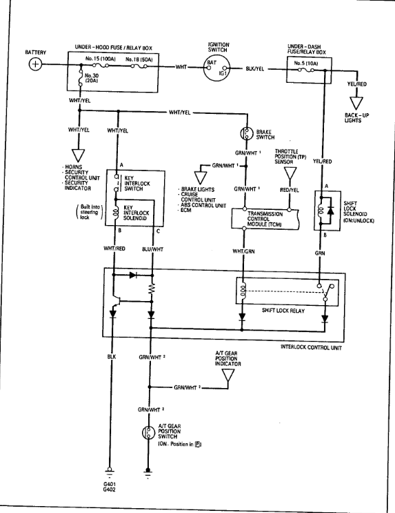 Acura Vigor Interlock Wiring Diagram