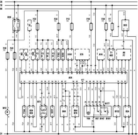 A3 Engine Management System 1.6 l Circuit Diagram