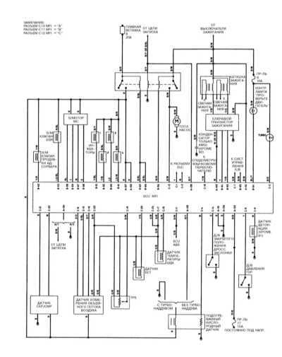 1991-1993 GALANT Engine Management System 2.0 l DOHC Diagram