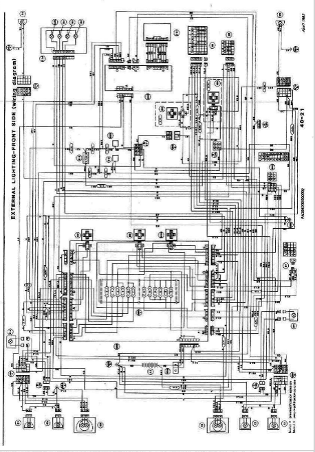 Alfa Romeo Milano External Lighting Schematics