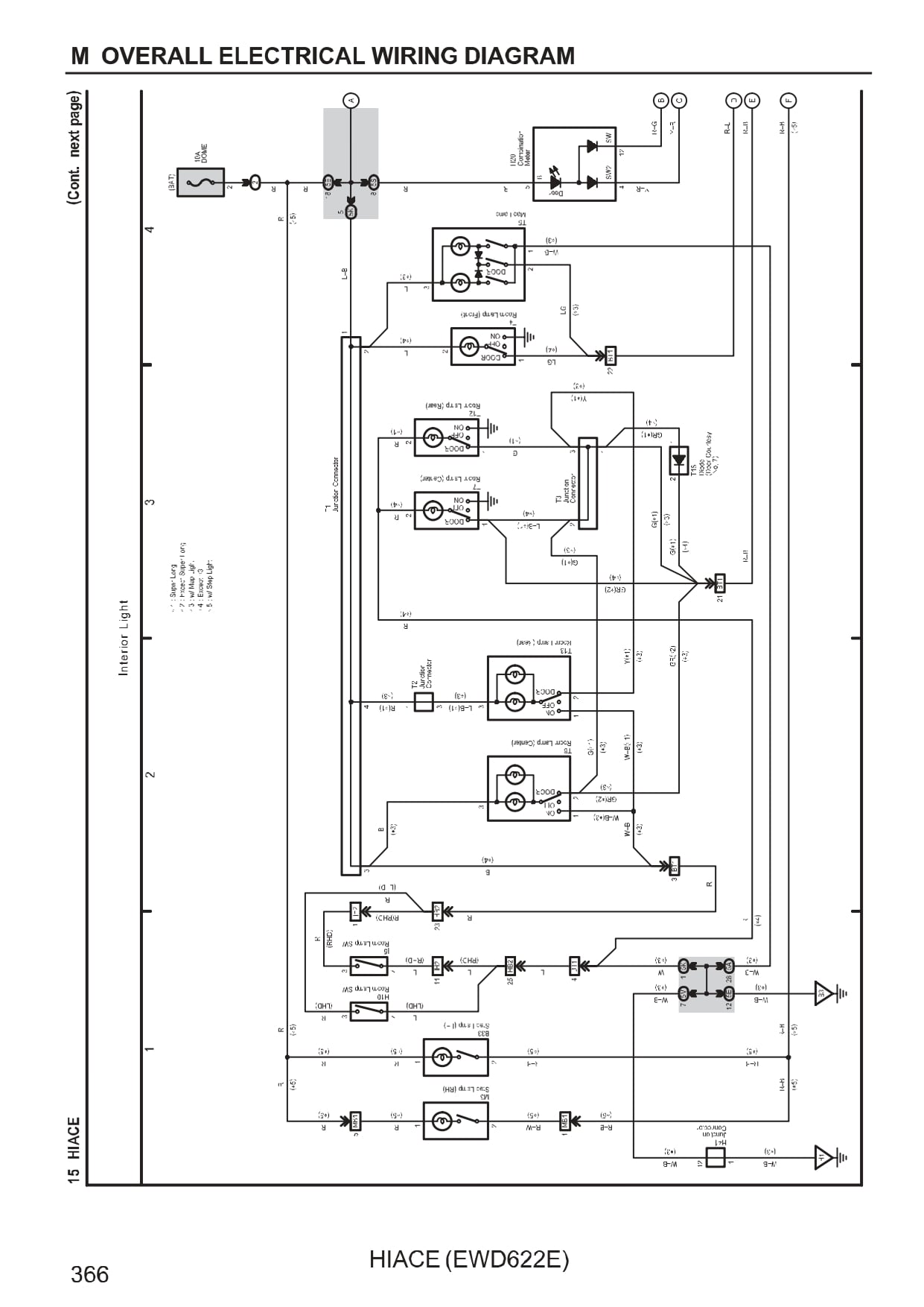 TOYOTA HIACE Wiring Diagrams Car Electrical Wiring Diagram