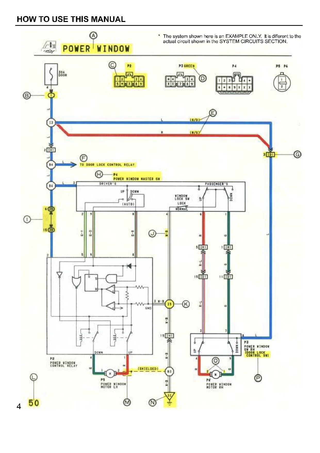 TOYOTA CAMRY Wiring Diagrams - Car Electrical Wiring Diagram