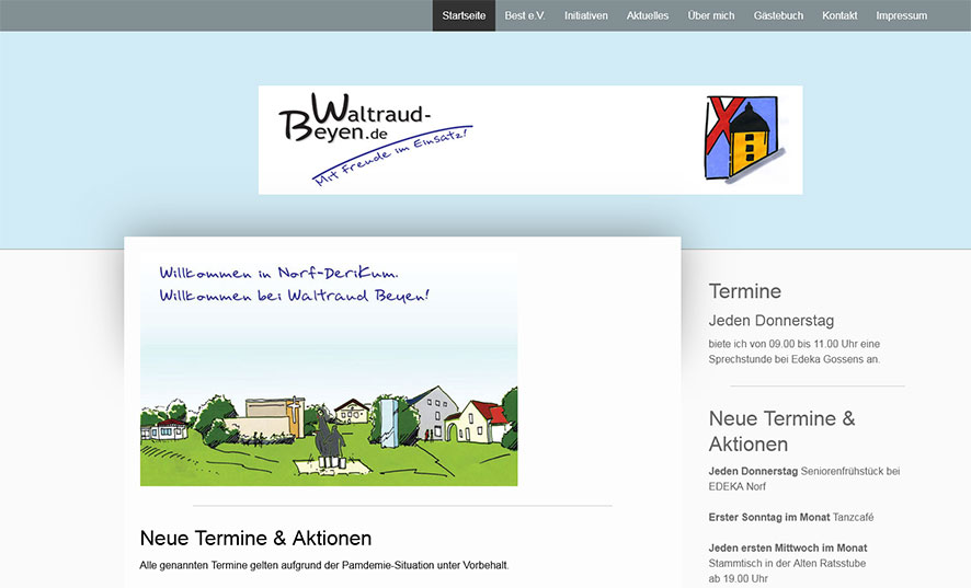 Website Waltraud Beyen