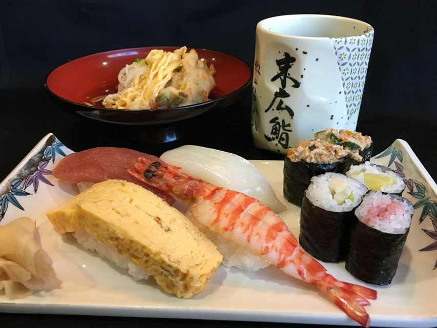 寿司ランチ menu