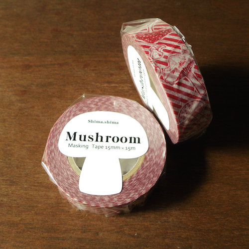 mashroom masking tape（red）