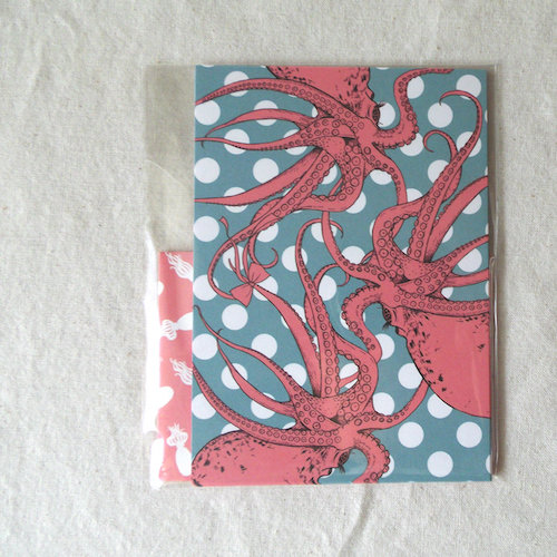 Shima.shima　Polka dot TAKO ミニレターセット