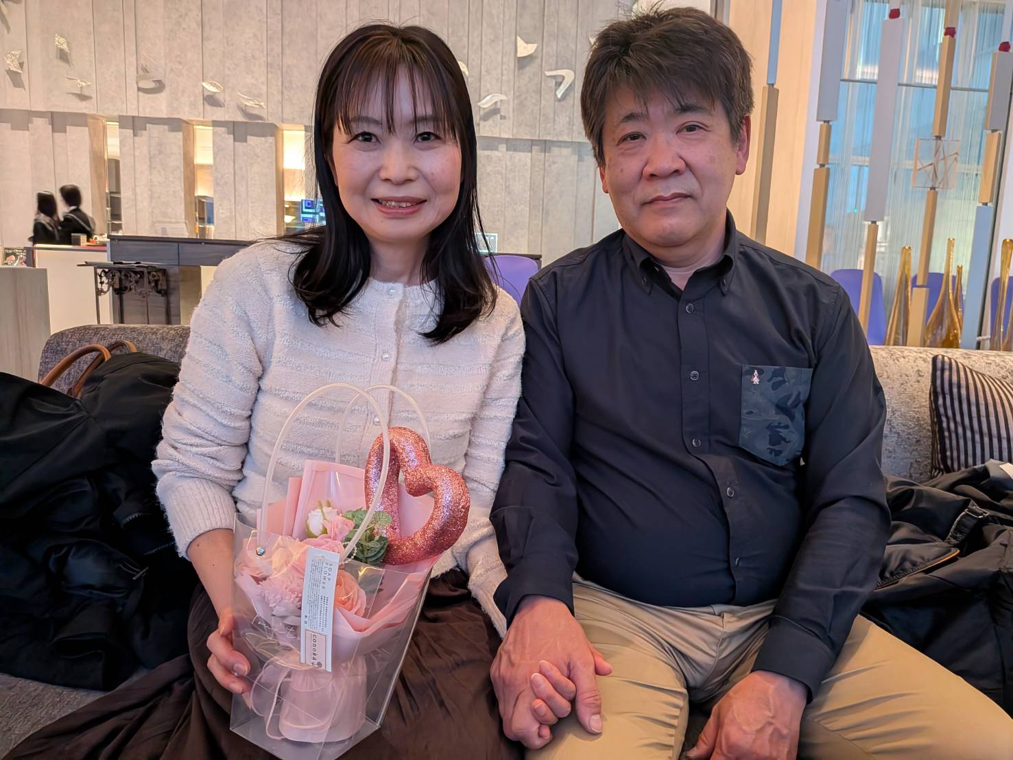 ５６歳女性会員A様　出会って３か月でご成婚です