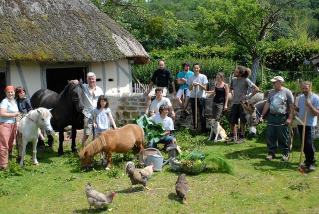 la ferme du Bec Hellouin comprend un pôle de recherche et une école de permaculture photo Ouest France