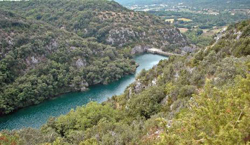 le barrage de Quinson