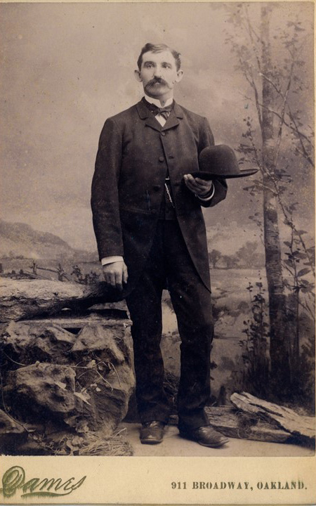 Max Bartl nach seiner Ankunft in Kalifornien, frühe 1880er Jahre