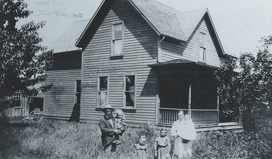 Anton Krätz mit Familie, Arlington 1905