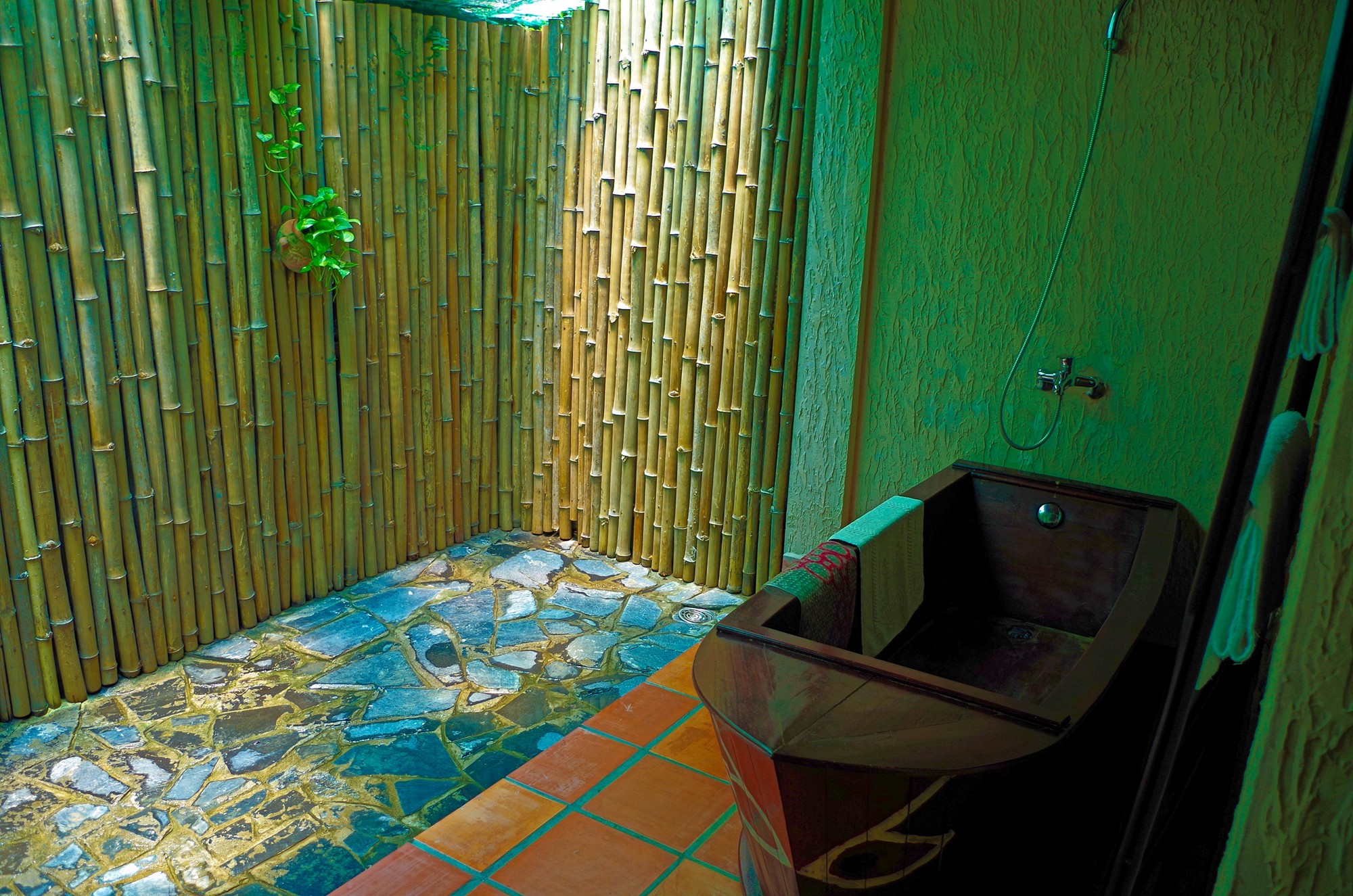 Bathroom in the Mekong Lodge Room
