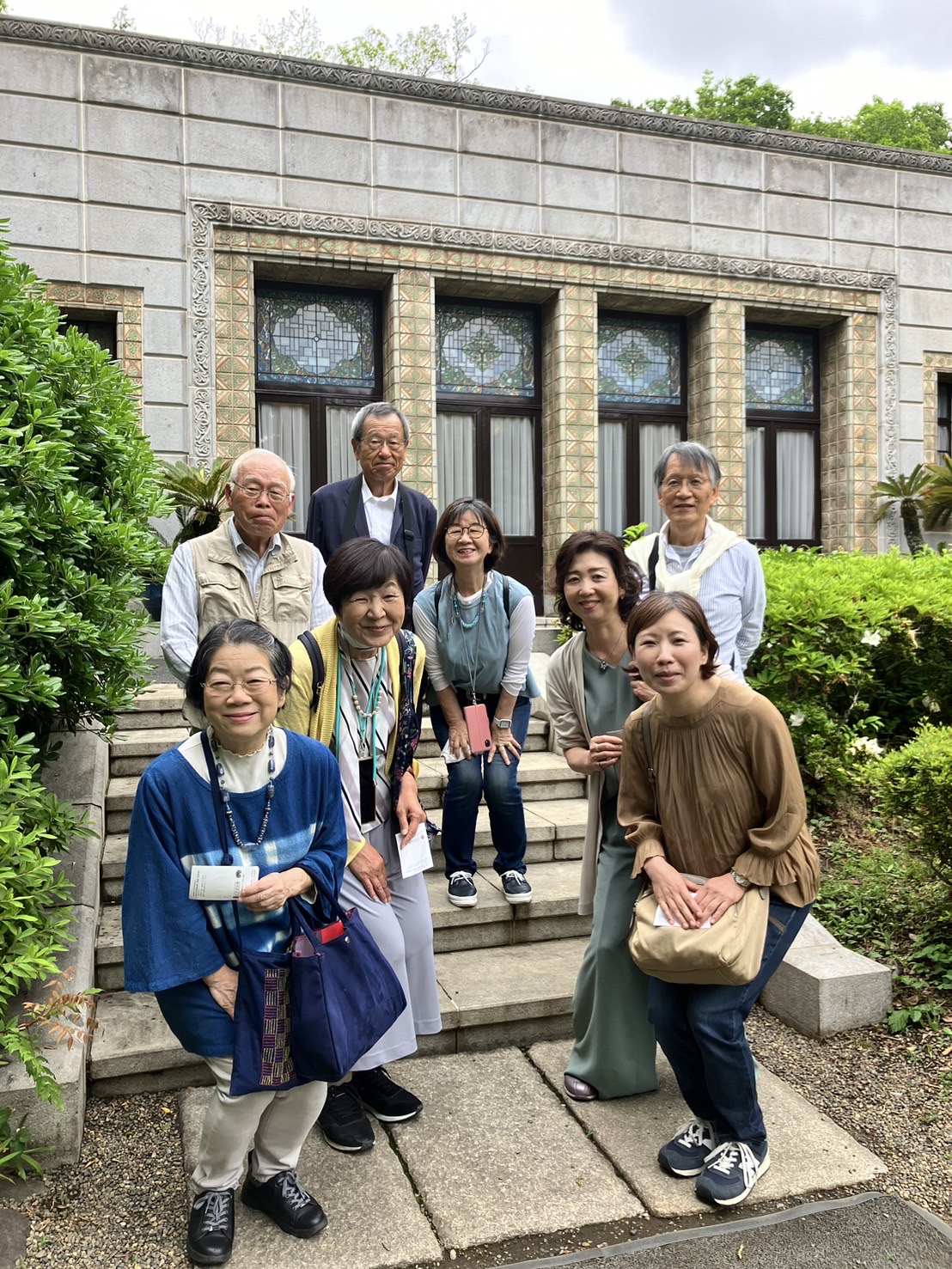 ⑤青淵文庫前