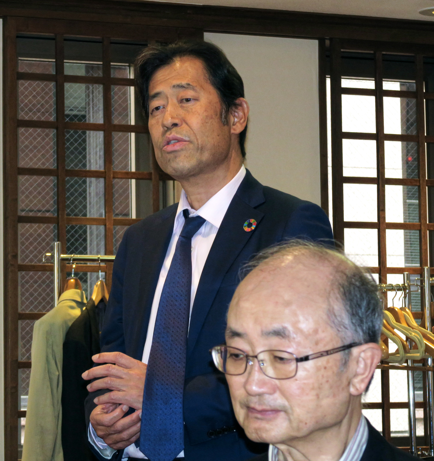 広沢支社長の不二製油現況説明