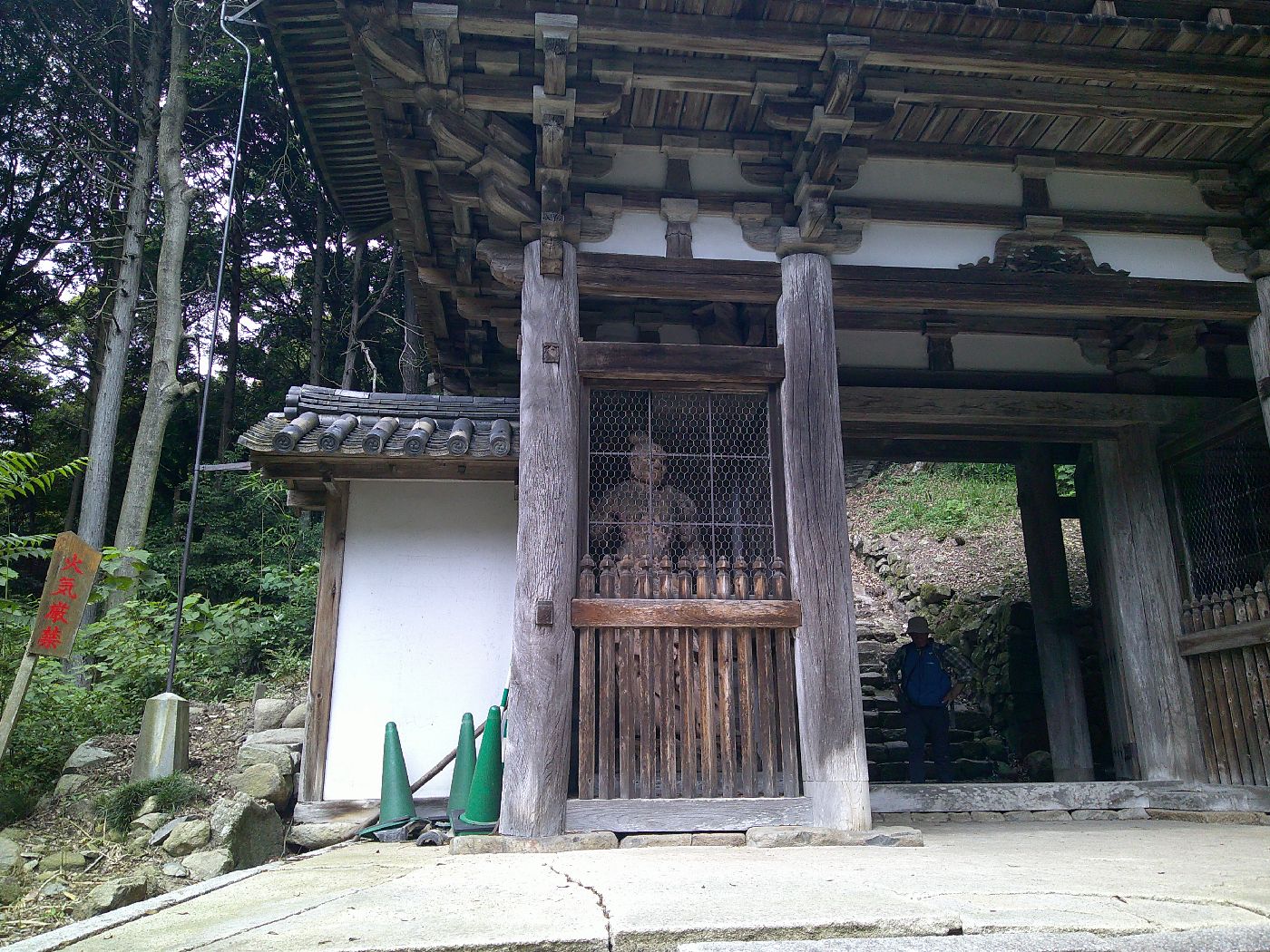 １６．二王門の金剛力士像