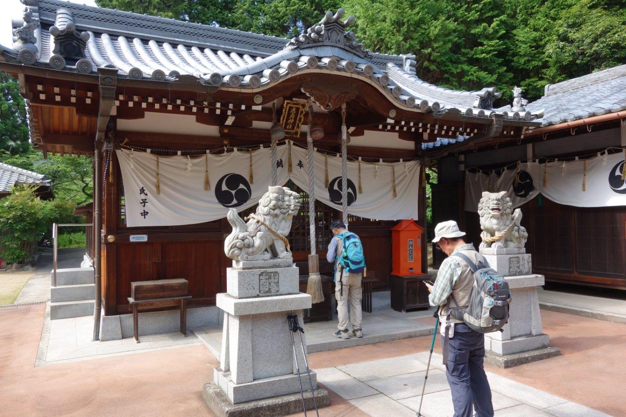36. 北山鹿島神社で無事下山のお礼参り