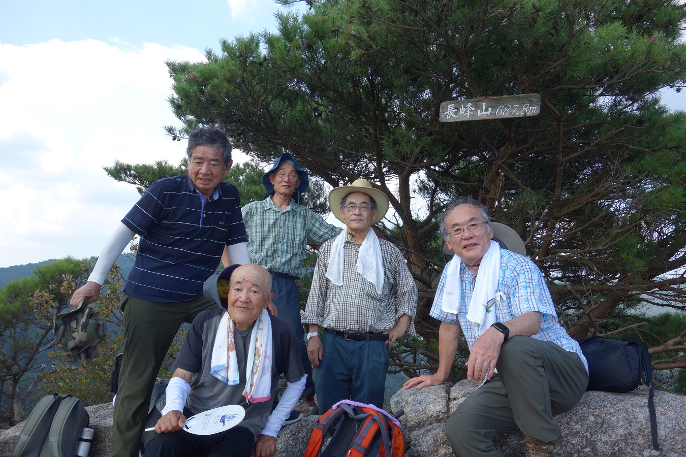 １５．長峰山にて②