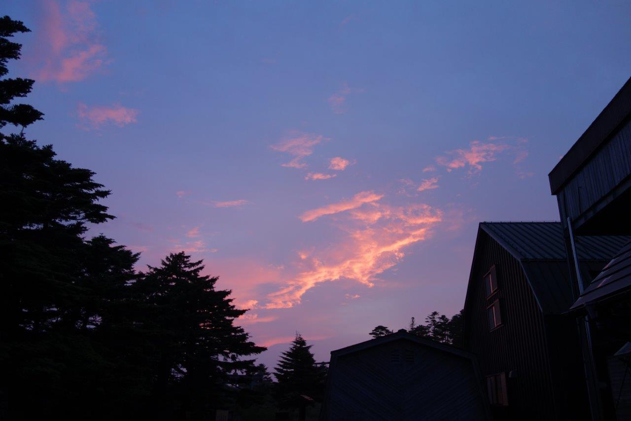 33. 弥山の夕焼け①