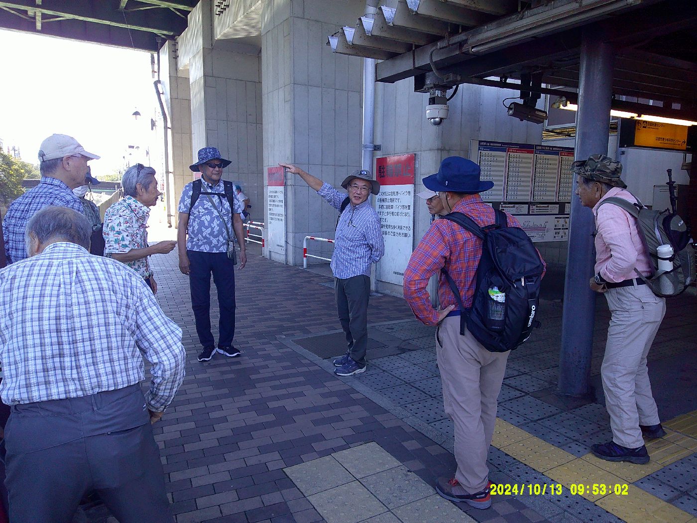 ２．藤森駅に集合