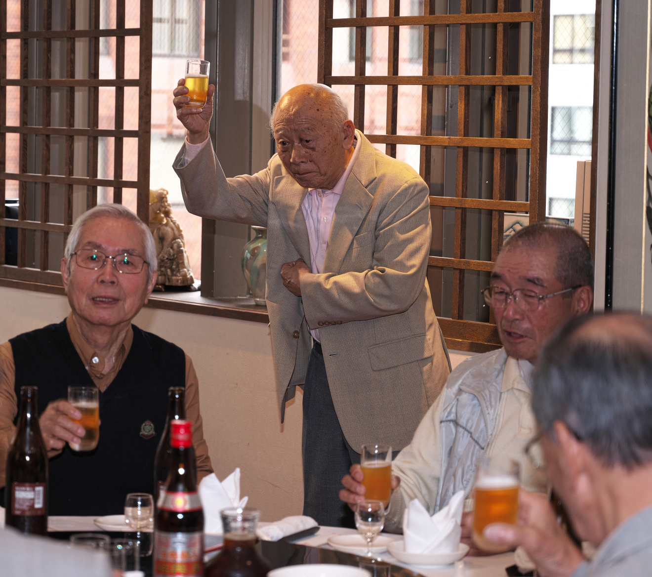 前田さんによる乾杯