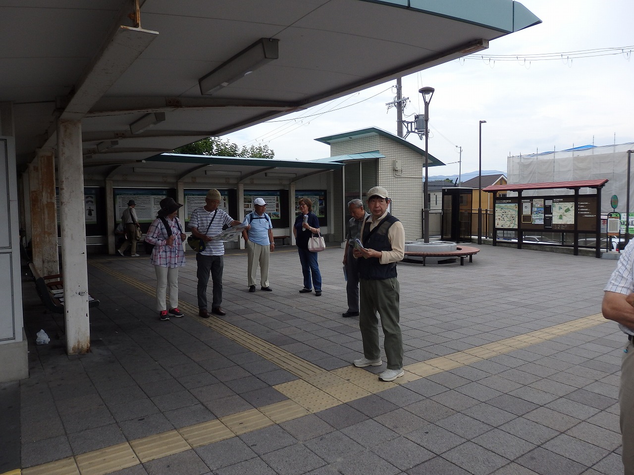①集合場所にて1