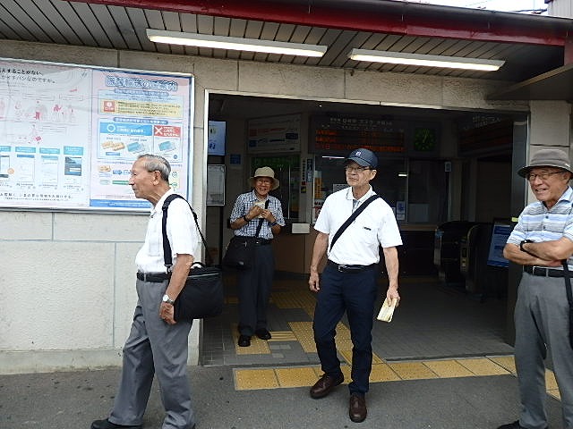 ①和泉砂川駅で集合です