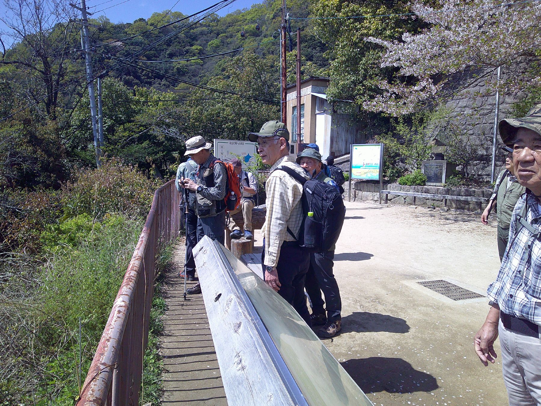 ６．布引展望所にて