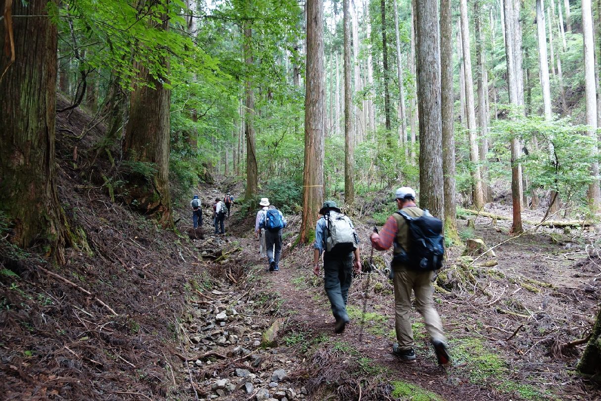 ３．摩尼峠に向かう