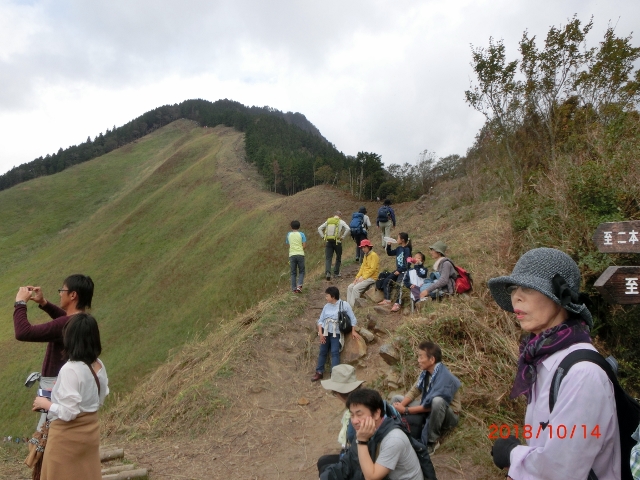 ８．亀山峠から二本ボソ