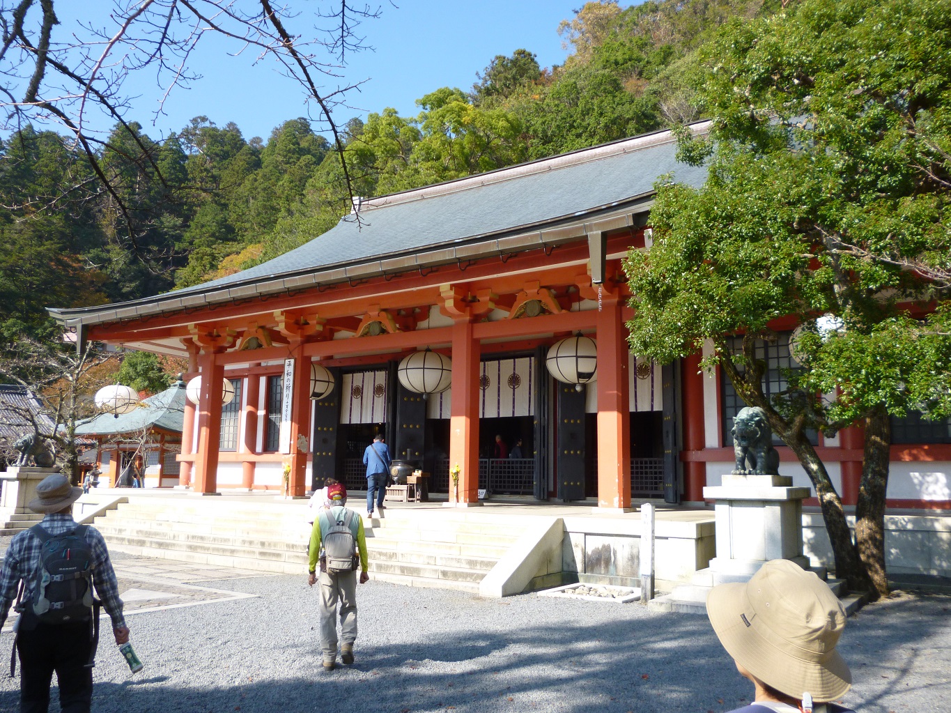 10. 鞍馬寺金堂に到着